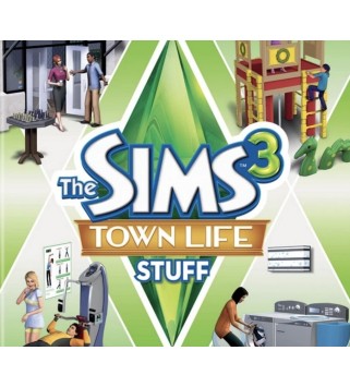 The Sims 3 + Town Life Stuff Pack Bundle Origin Key GLOBAL